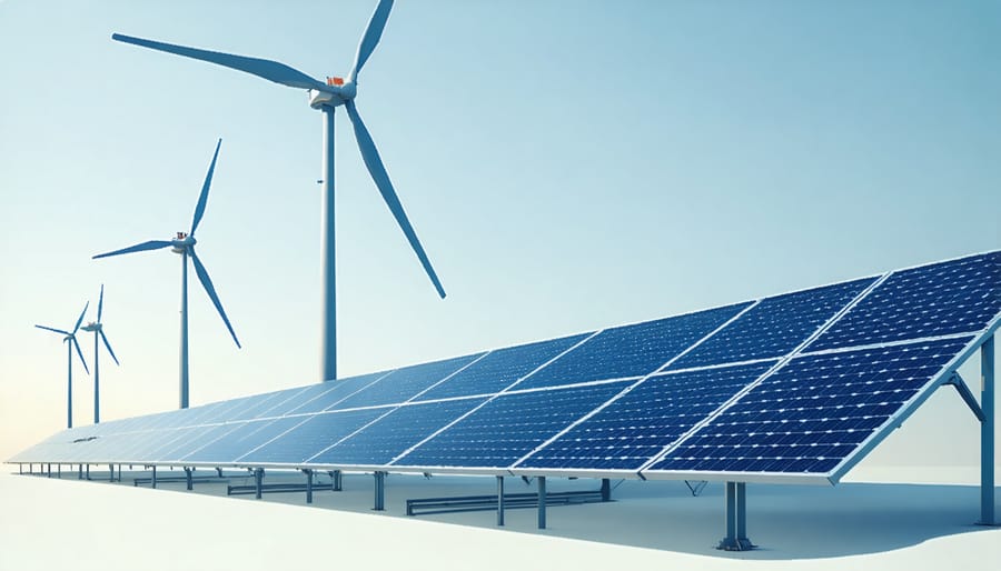 Renewable energy infrastructure supporting CBD testing operations
